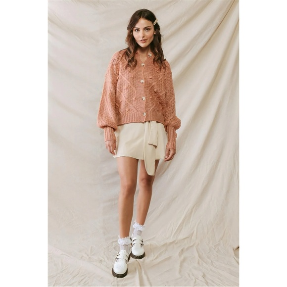 Le Lis Iris Satin Wrap Mini Skirt - Picture 6 of 12